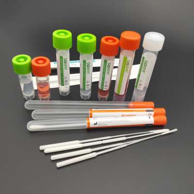 2ml VTM-N kit collection kit sampling tube + swab disposable sterile safety swab