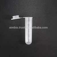 Medical Laboratory Disposable White PP Plastic Graduated Round bottom Snap cap Centrifuge tube 5ml